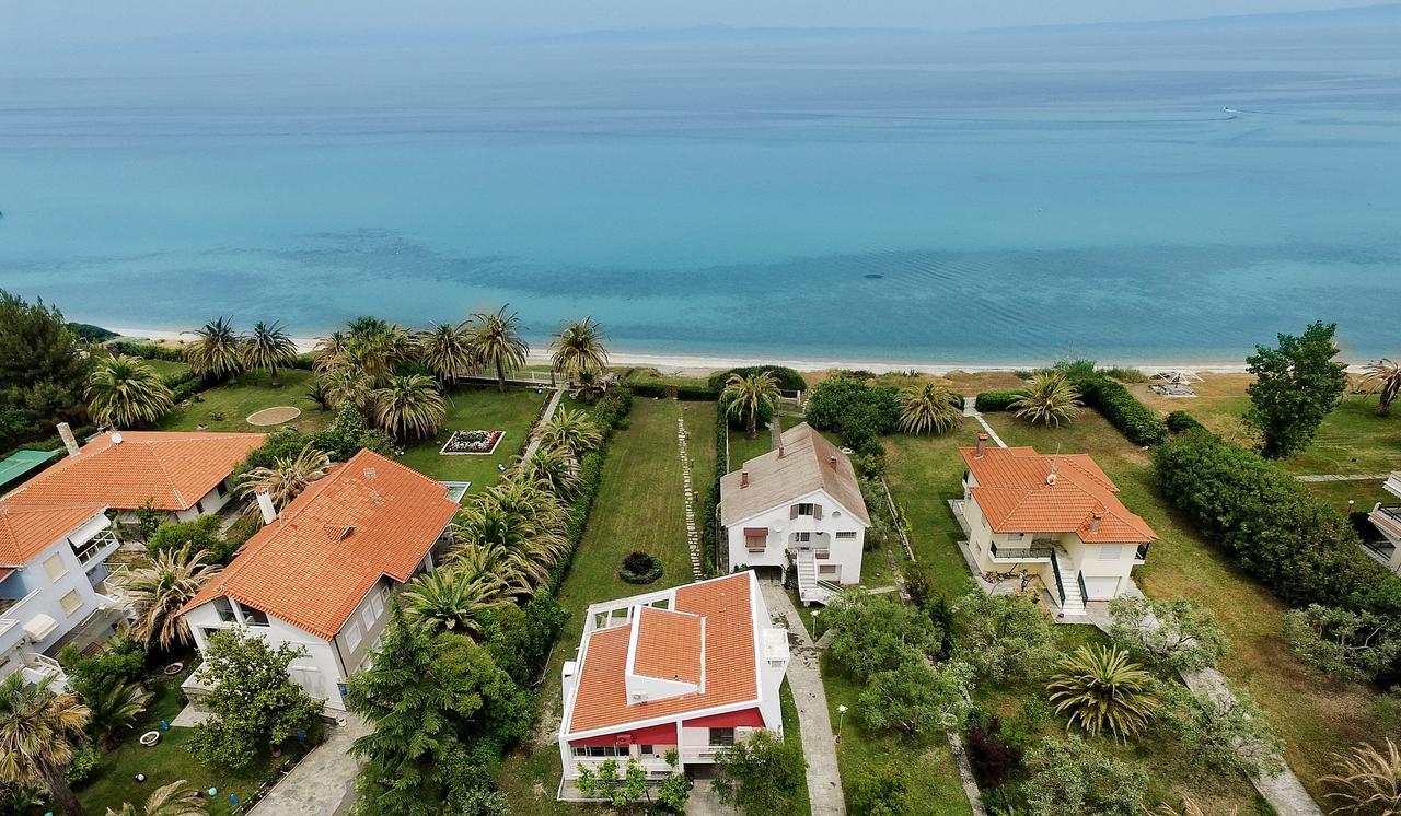 Hestia Beachfront Villa Polychrono Luaran gambar